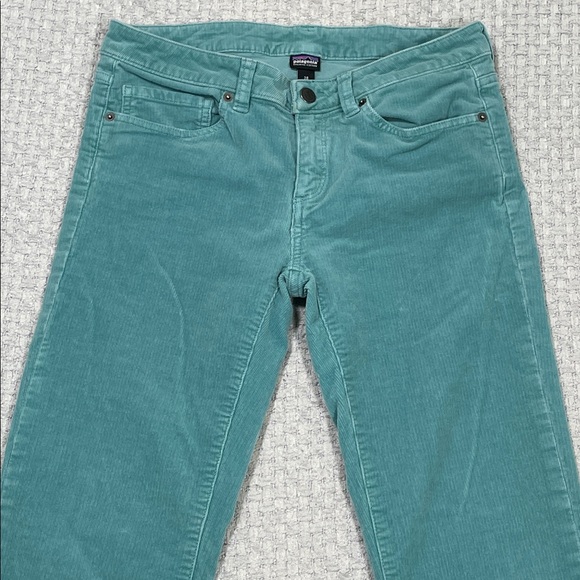 Womens Patagonia Turquoise Corduroy Pants Style #55060 Organic Cotton Size 28 - Picture 8 of 15